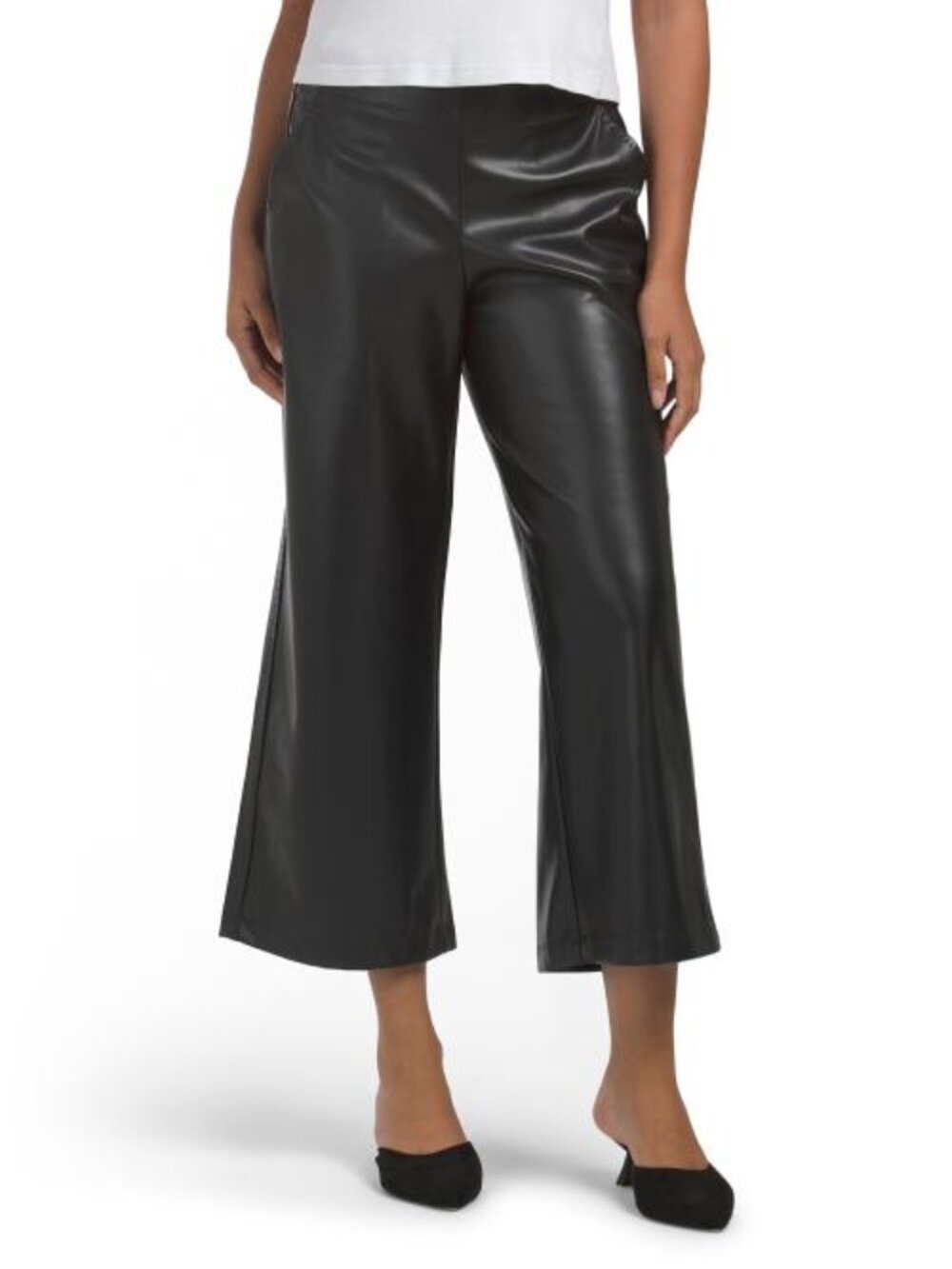 MAX STUDIO LONDON Wide Leg Cropped Pants